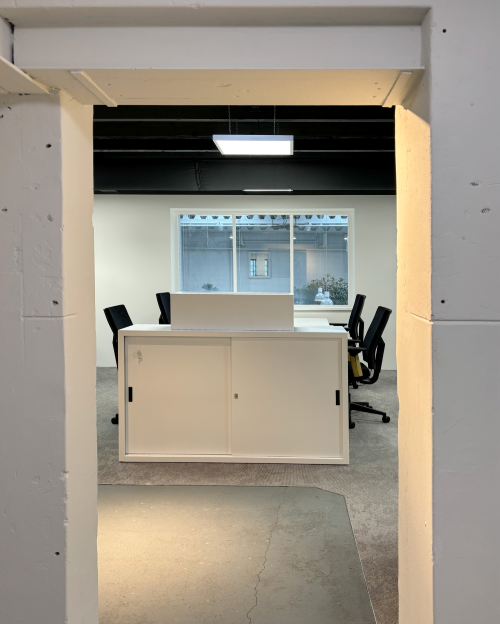 Kantooropstelling met bureaustoelen 787