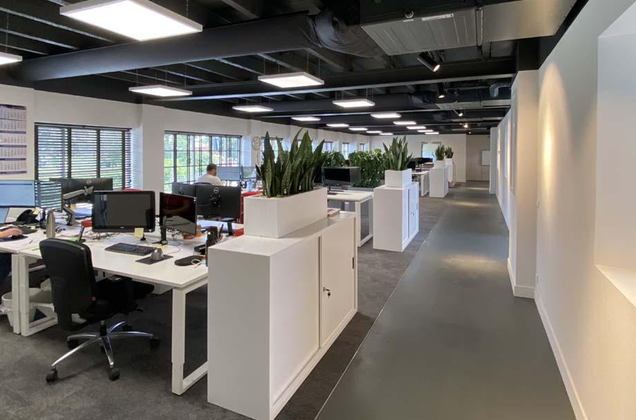 Metamorfose kantoorruimte voor 30 werkplekken